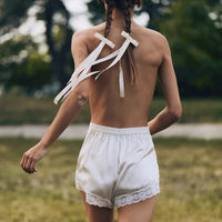 Ribbon Barette in Milky