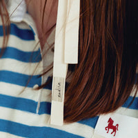 Ribbon Barette in Milky