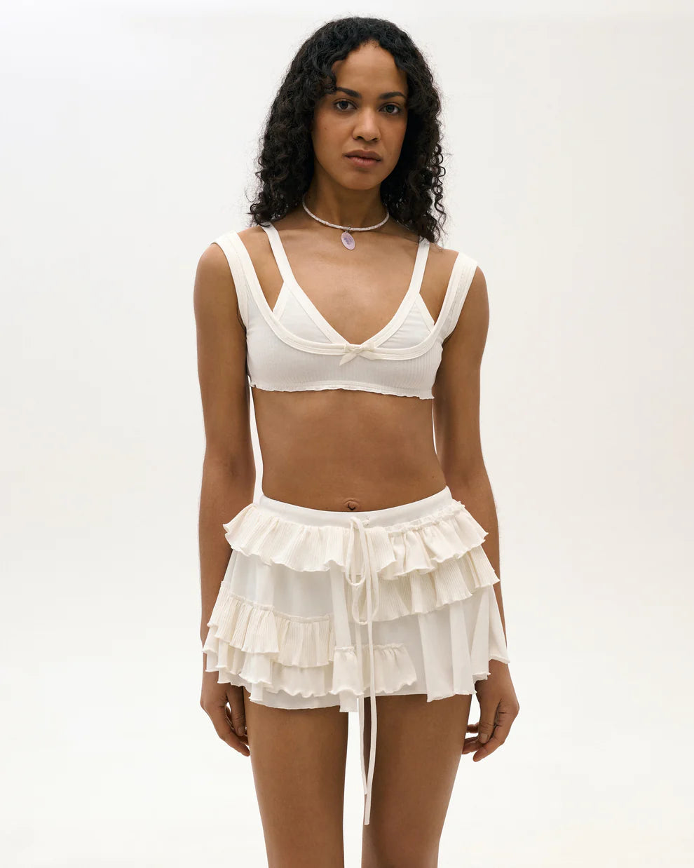 Weightless Skort in white