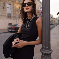 Libra Necklace with pearl in silver