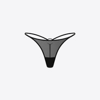 Dune Thong in Black