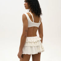 Weightless Skort in white
