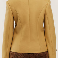 Grace Blazer in mustard yellow
