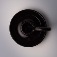 Black Ceramic Candle Holder