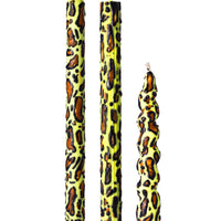 Yellow Leopard Taper Candles