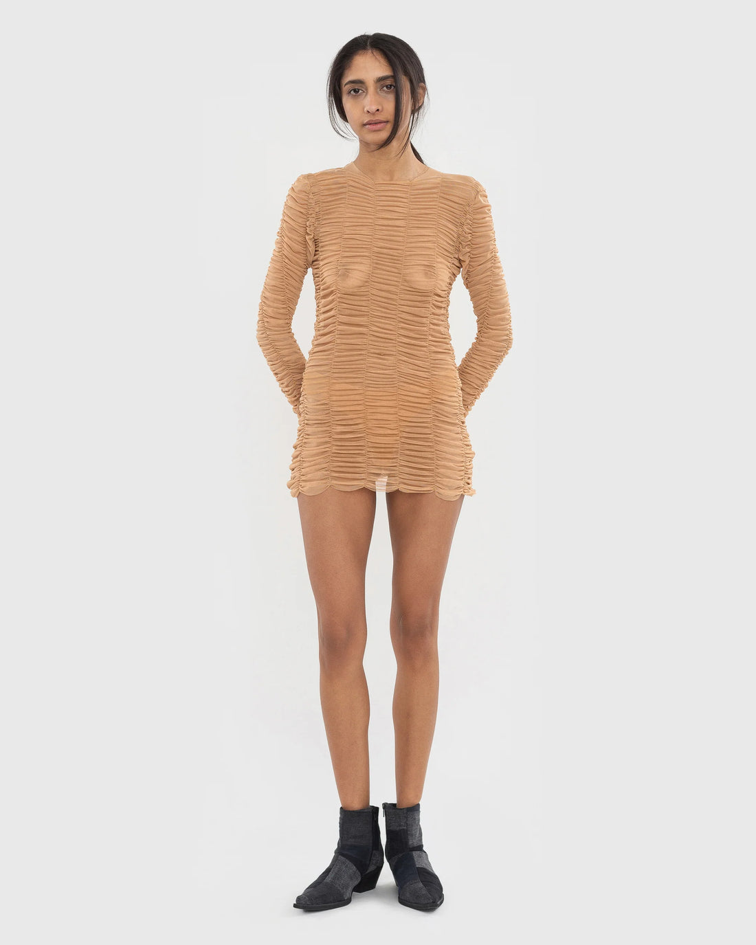 Mesh Drape Dress/Top