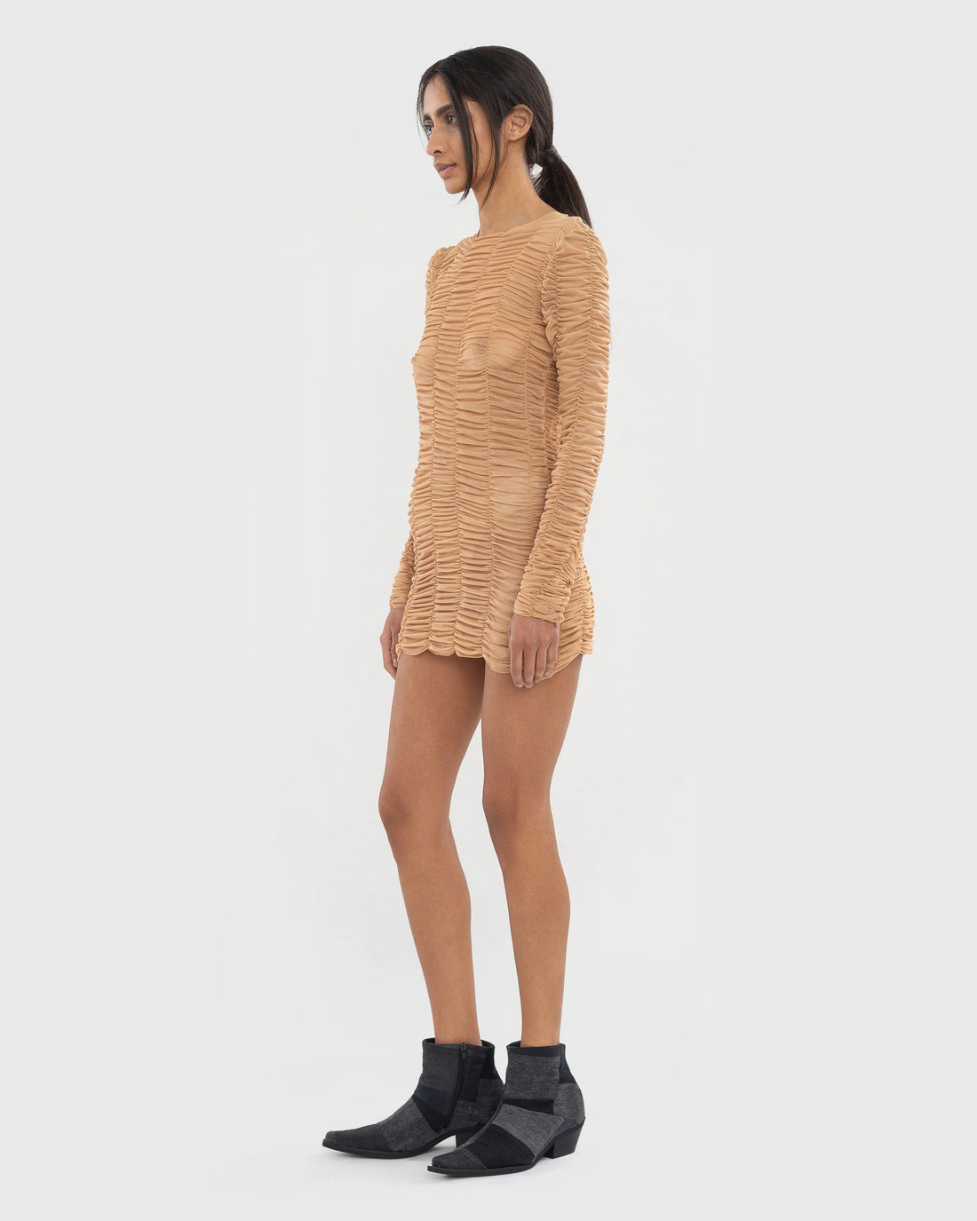 Mesh Drape Dress/Top