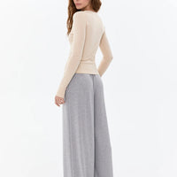 Sand Long-sleeve Top