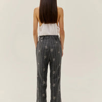 Wildflower Pinstripe Trousers