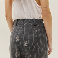 Wildflower Pinstripe Trousers