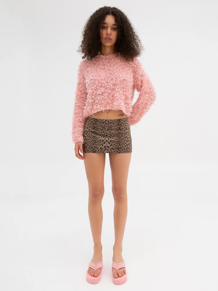 Leopard Extra Mini Skort