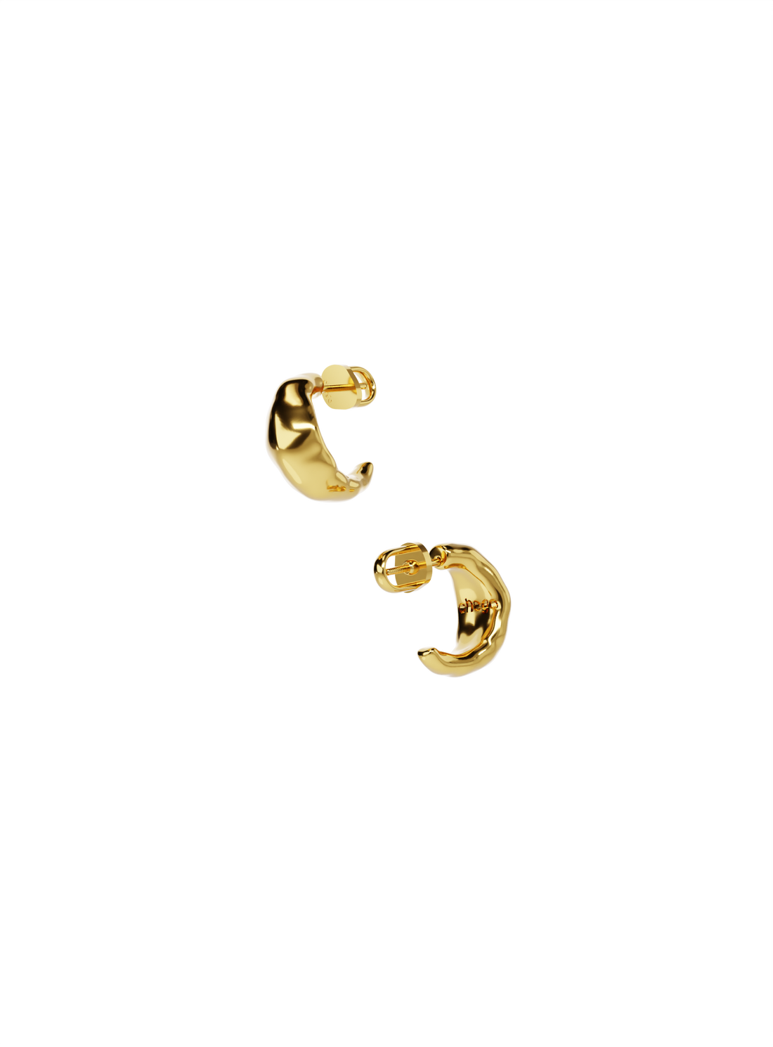Earrings New Classic in gold