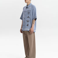 Kyi Blue Vyshyvanka Shirt