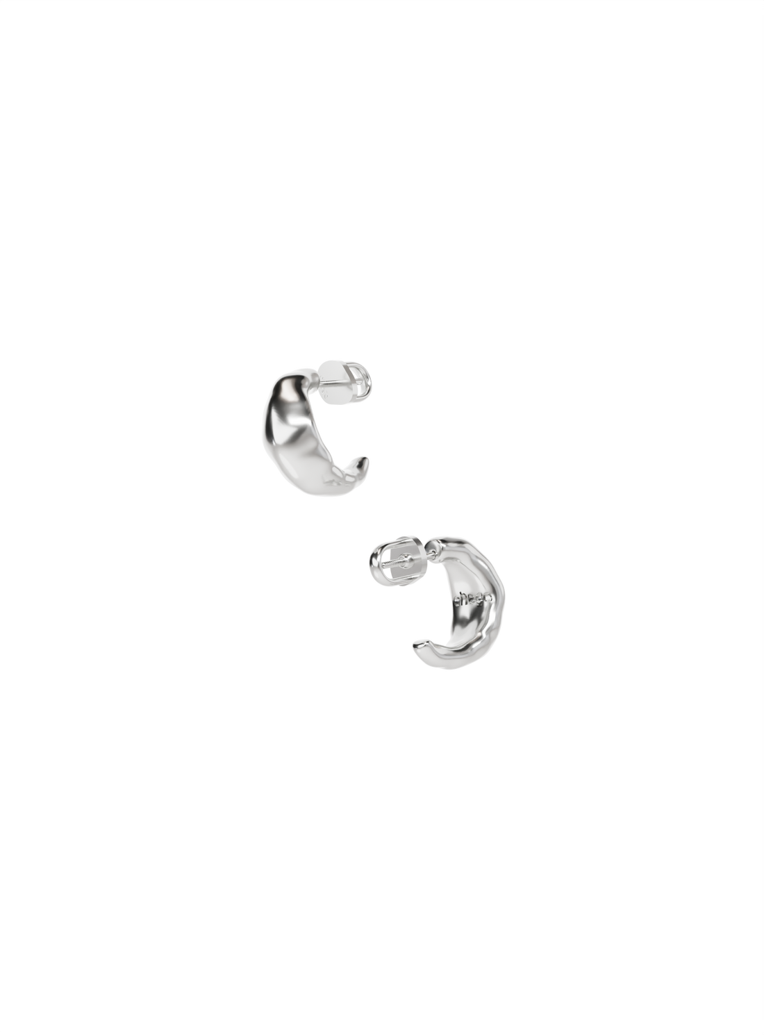 Earrings New Classic in silver