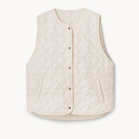 Puffer Vest in milk