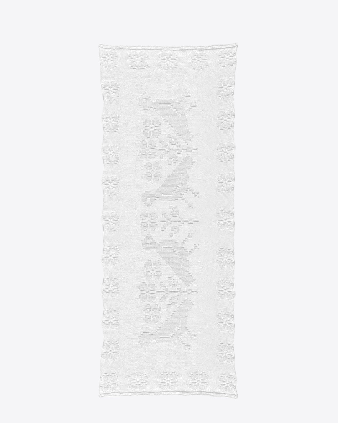 Forget-me-nots - doves throw in white