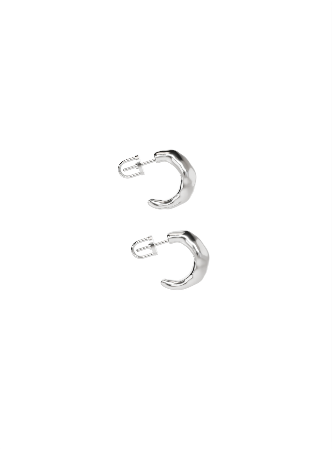 Earrings New Classic in silver