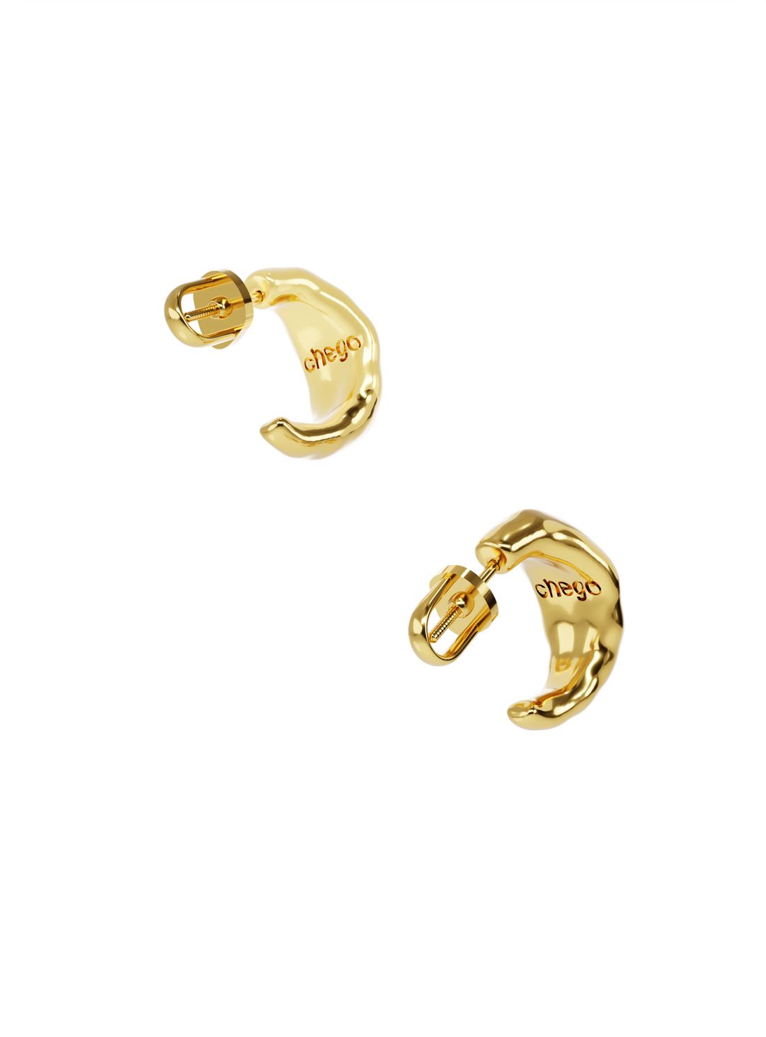 Earrings New Classic in gold
