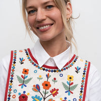 Yaryna Embroidered Vest