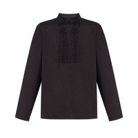 Khartiia Men's Vyshyvanka Shirt in black