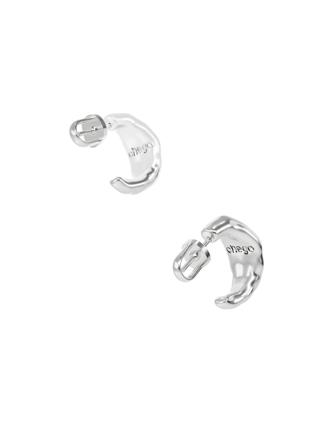 Earrings New Classic in silver