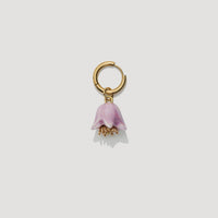 Polysk Bell mono earring in lilac