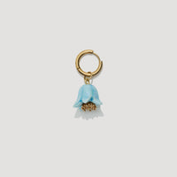Polysk Bell Mono Earring in light blue