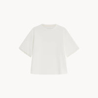 T-shirt with lace trim