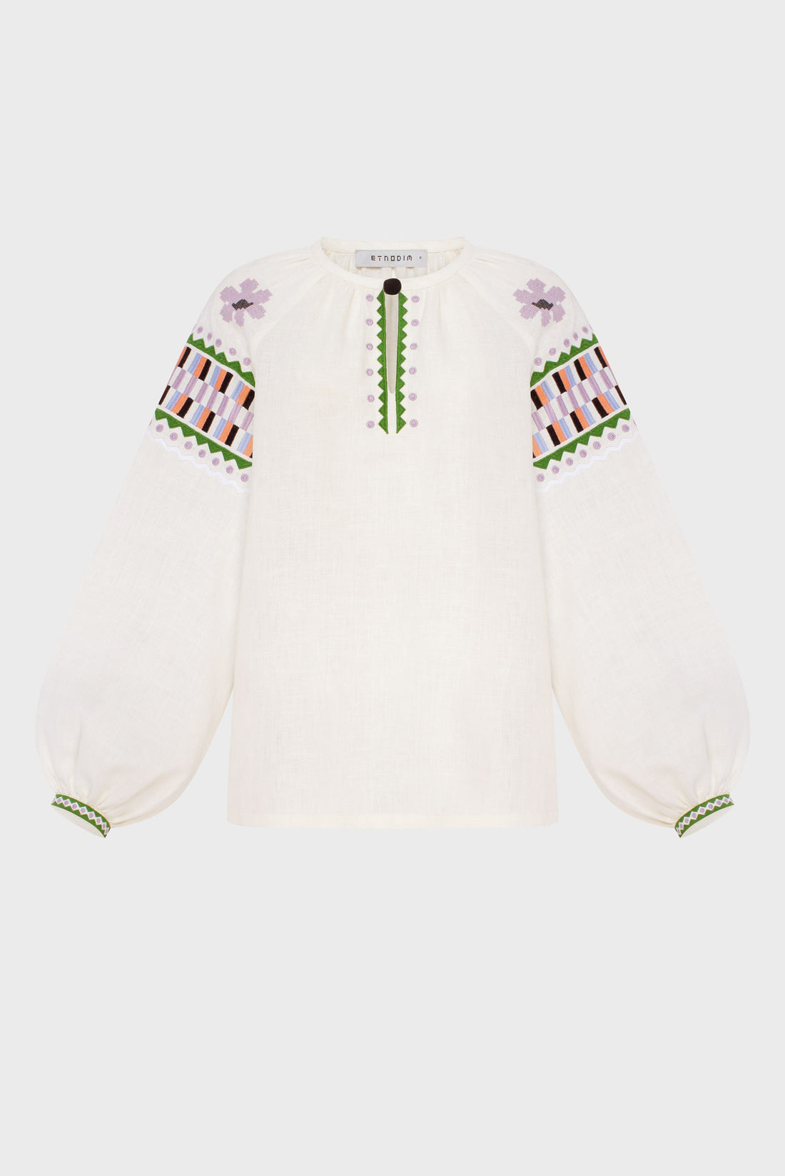 Oda Vyshyvanka Shirt in milk