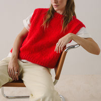 Cloud Vest in red