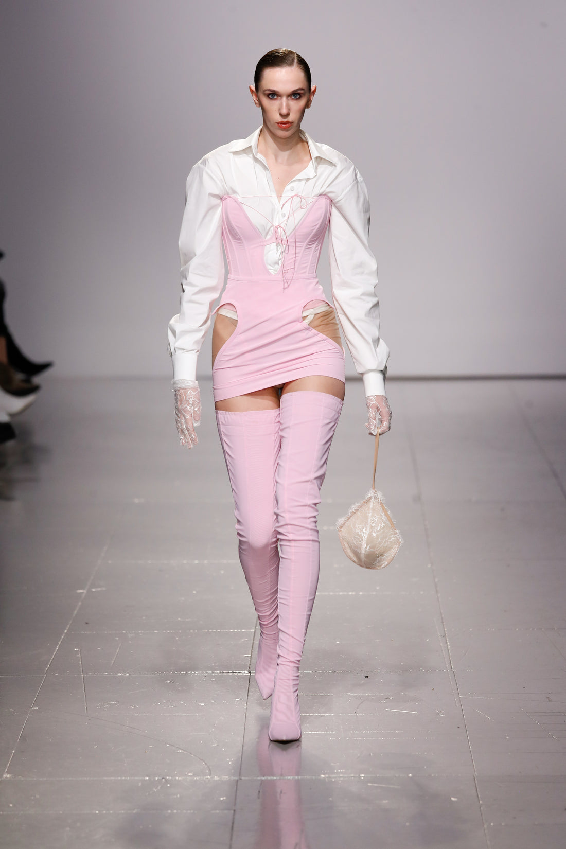 Pink Corset with laces
