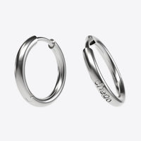 Hoop Earrings in silver