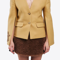 Grace Blazer in mustard yellow