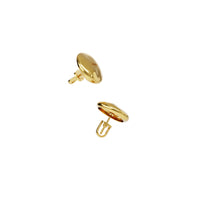 Geoid Earrings in gold