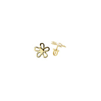 Flowers Earrings in gold