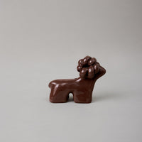 Ram Terracota Dark Chocolate Incense Holder