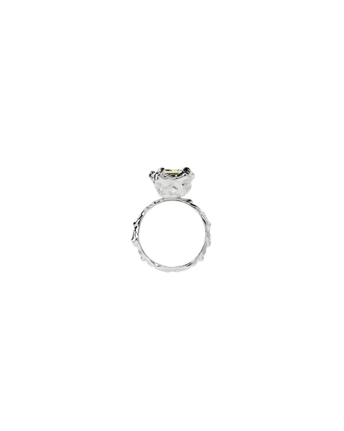 Yellow Quartz Ring