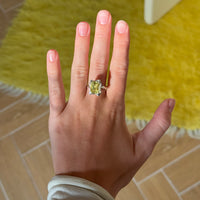 Yellow Quartz Ring