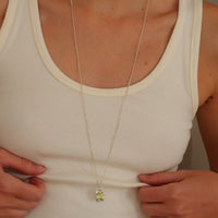 Yellow Quartz Necklace