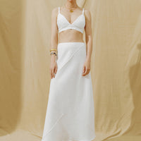 White Midi Skirt