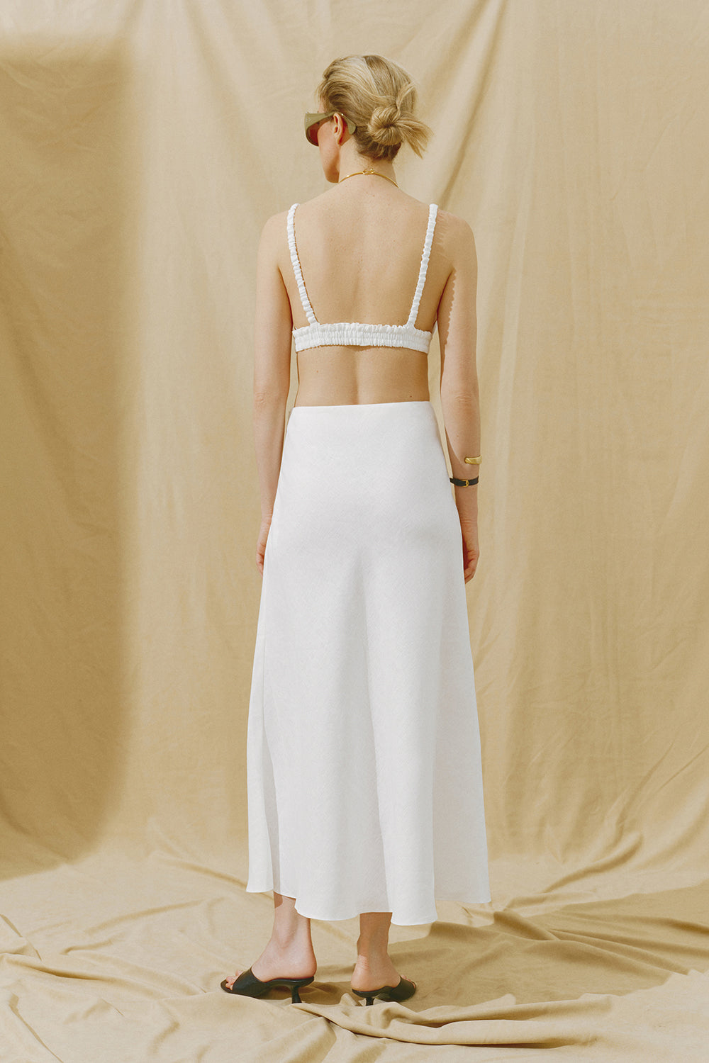 White Midi Skirt