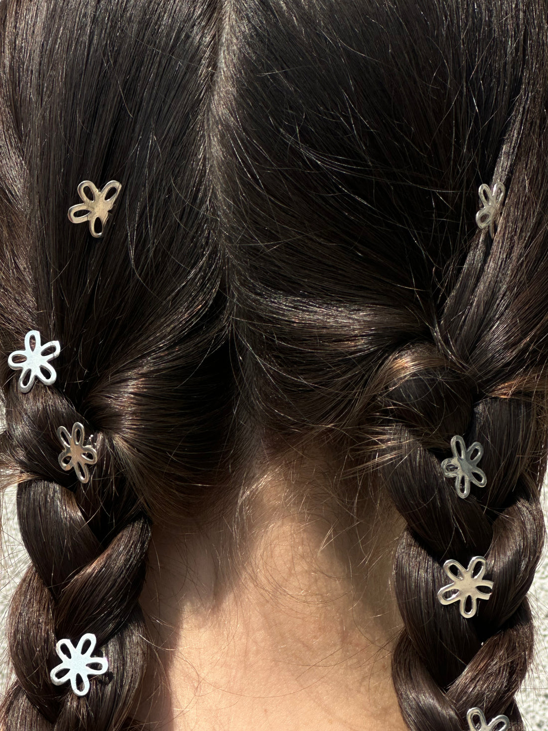 Flowers Earrings in gold