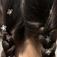 Flowers Earrings in gold