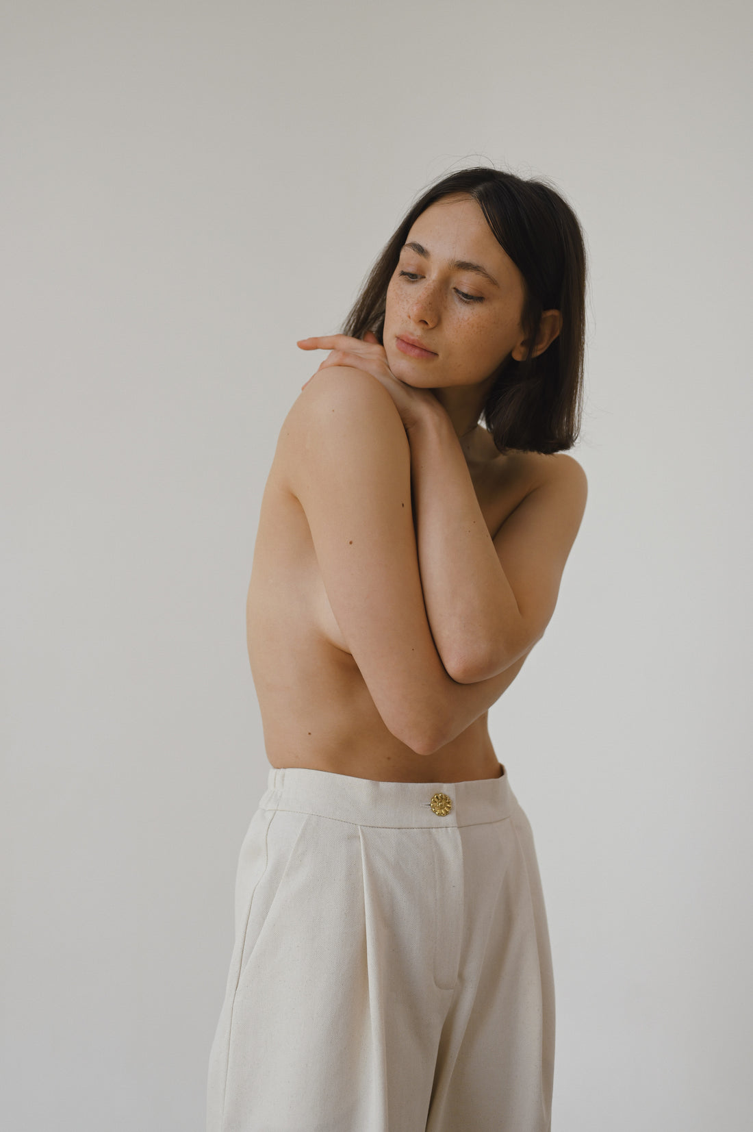 Basic Jeans in milk