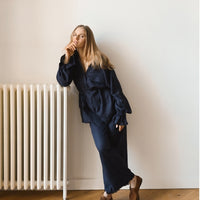 Moments Trouser in dark blue
