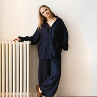 Moments Trouser in dark blue