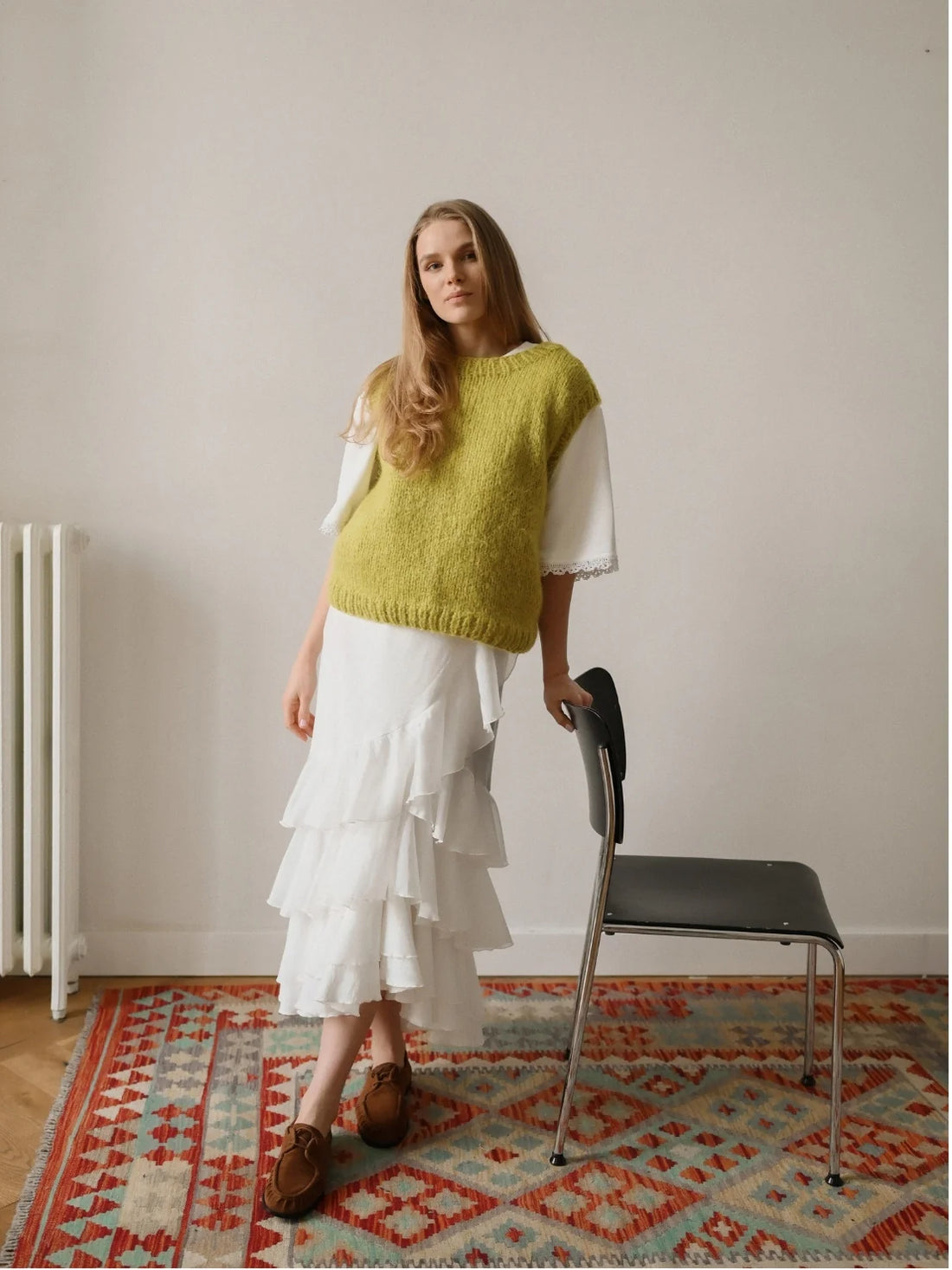 Waves Skirt with ruffles