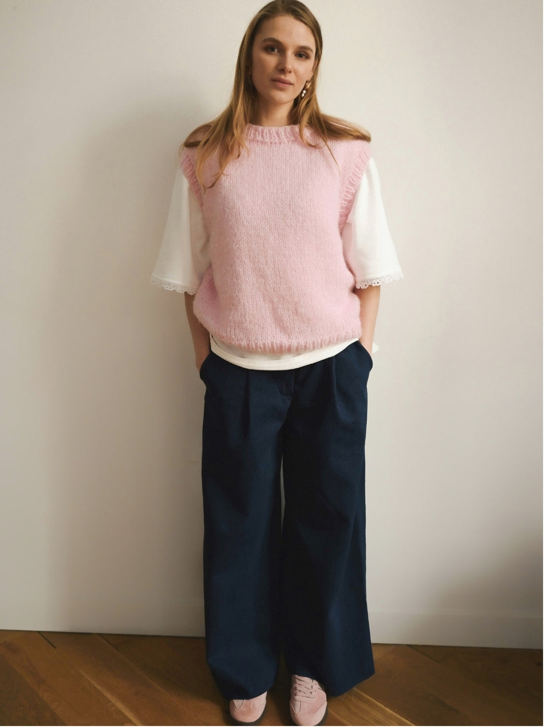Cloud Vest in pink