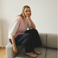 Cloud Vest in pink