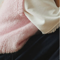 Cloud Vest in pink